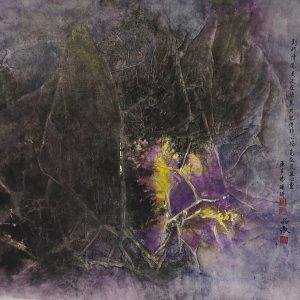 剎那情現-2021-69x67cm-水墨紙本