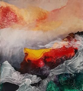 山中歲月- 70X75cm-min