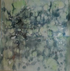 水中倒影-100×112cm
