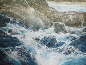 水之聲-40-彩墨紙本-80X110cm-2017